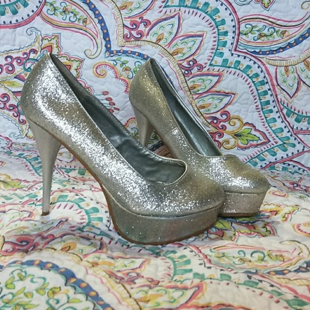 Glitter heels